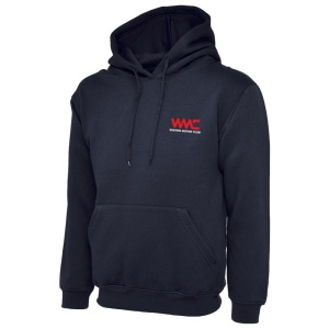 Wigton Motor Club Branded Navy Uneek Unisex Heavyweight Hoodie